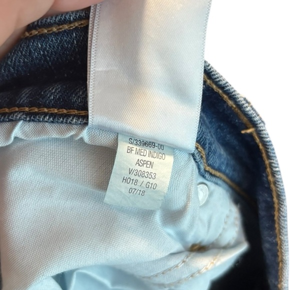 Old Navy Boyfriend Jeans Size 18 Tall Rolled Cuffs - Picture 7 of 8